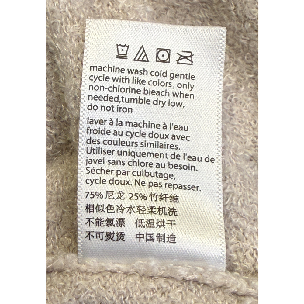 NWT BAREFOOT DREAMS FOG GRAY COZYCHIC LITE HALF ZIP ROLLED EDGE TUNIC SWEATER 1X - Picture 11 of 11
